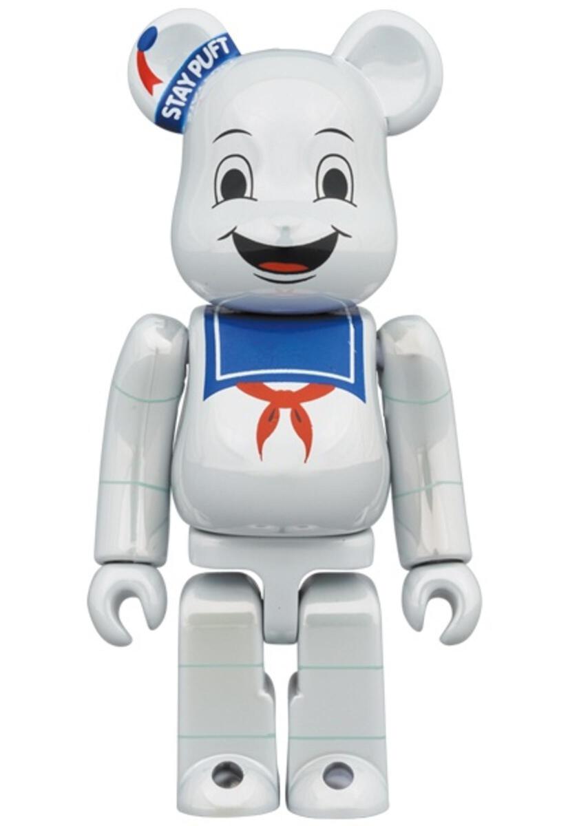 Medicom Bearbrick Stay Puft Chrome 100% +400%