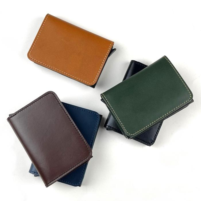 Philo Goods Slim RFID Leather Wallet with Card POP out - Black