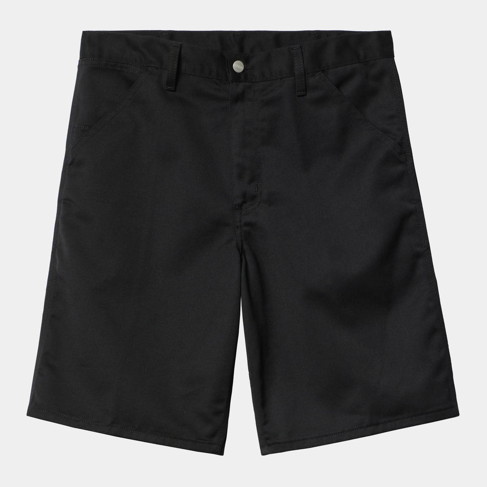 Carhartt Simple Shorts - Black Rinsed