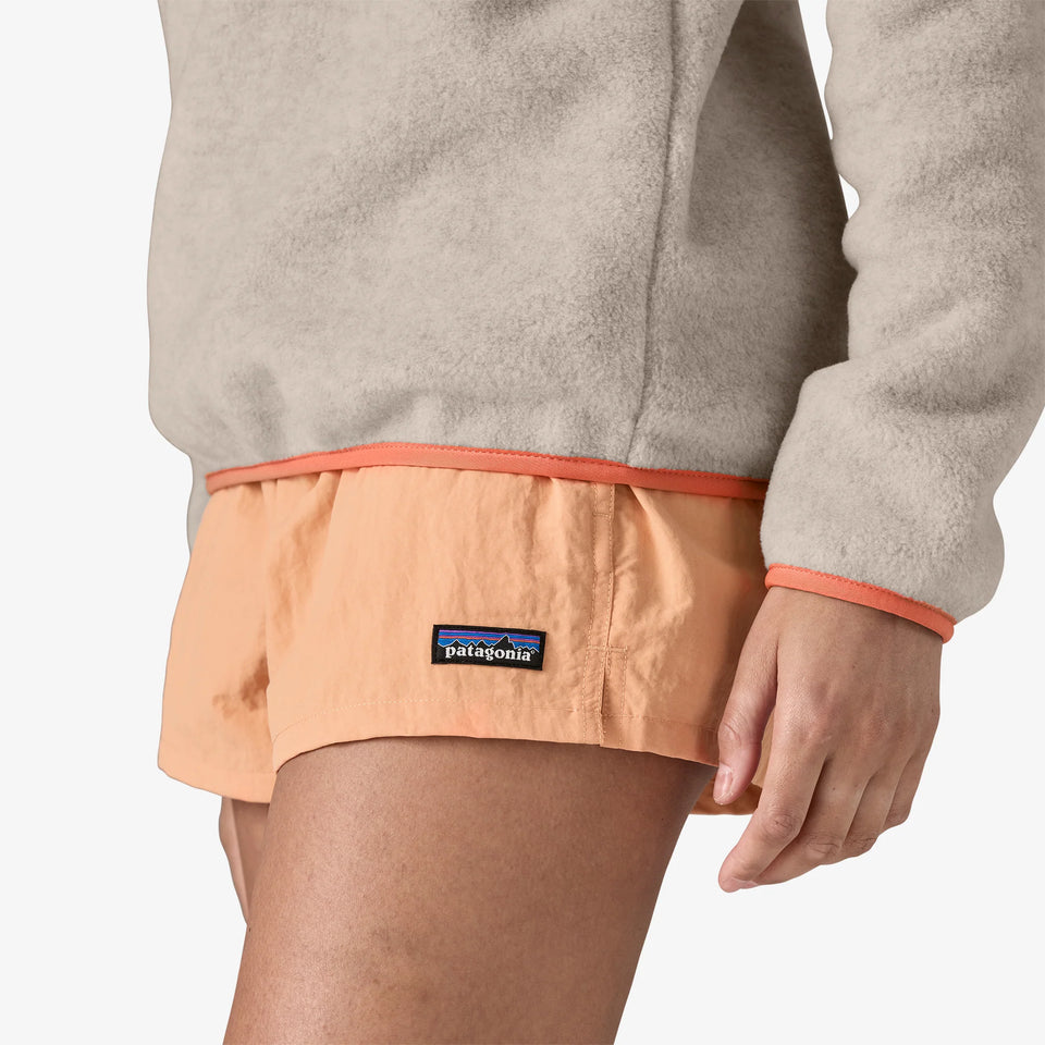 Patagonia Women's Lightweight Synchilla® Snap-T® Fleece Pullover - Oatmeal Heather / Heirloom Peach