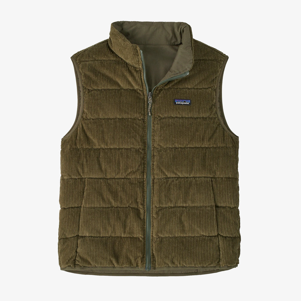 Patagonia Men's Reversible Cotton Down Vest - Basin Green