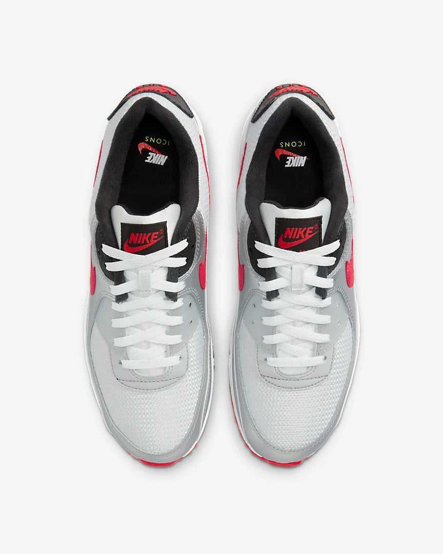 Nike Air Max 90 Photon Dust/Metallic Silver/Black/University Red