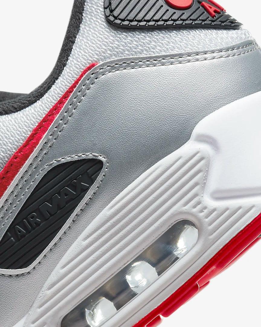 Nike Air Max 90 Photon Dust/Metallic Silver/Black/University Red
