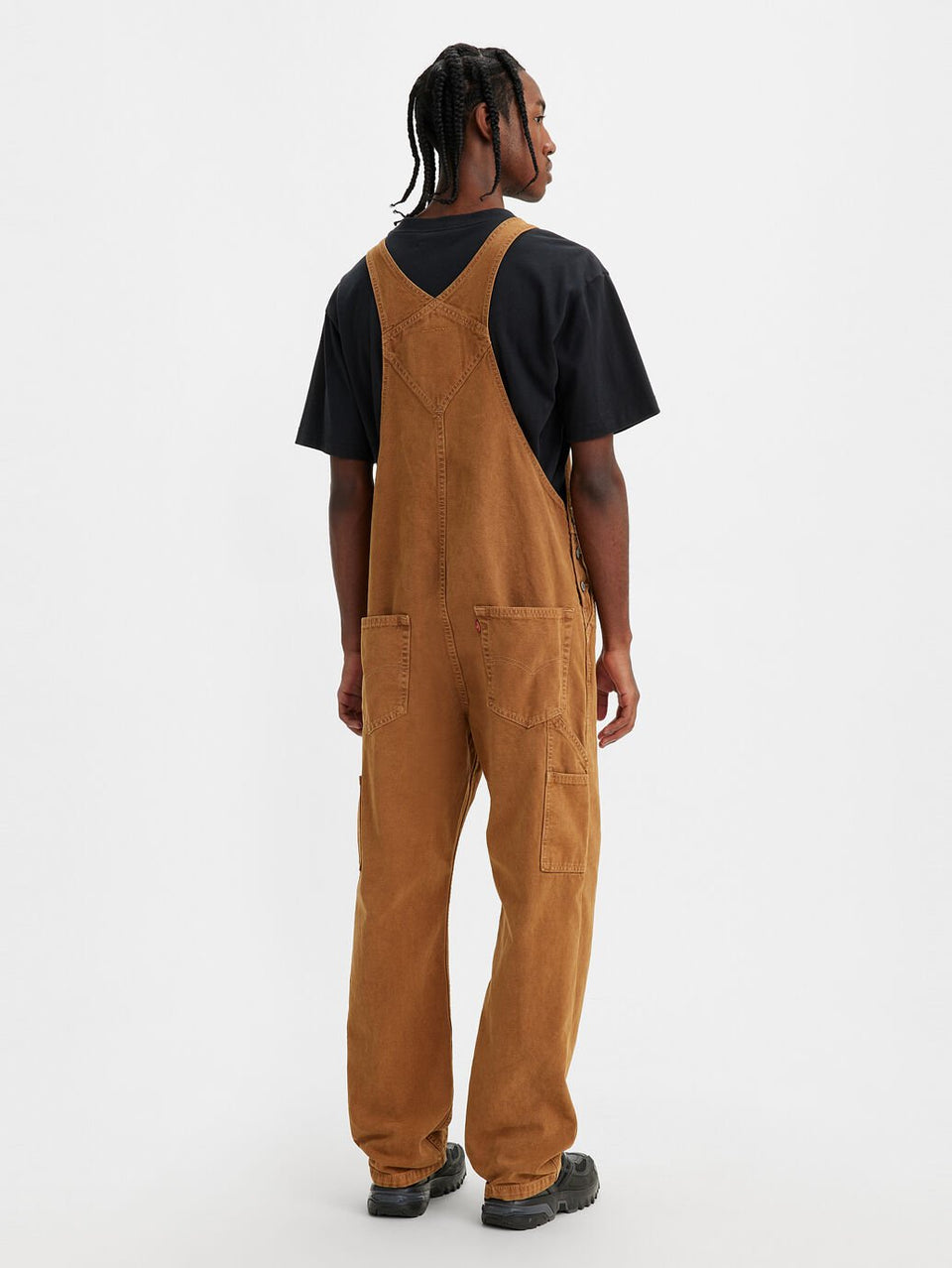 Levis Red Tab Overalls Dark Ginger Canvas
