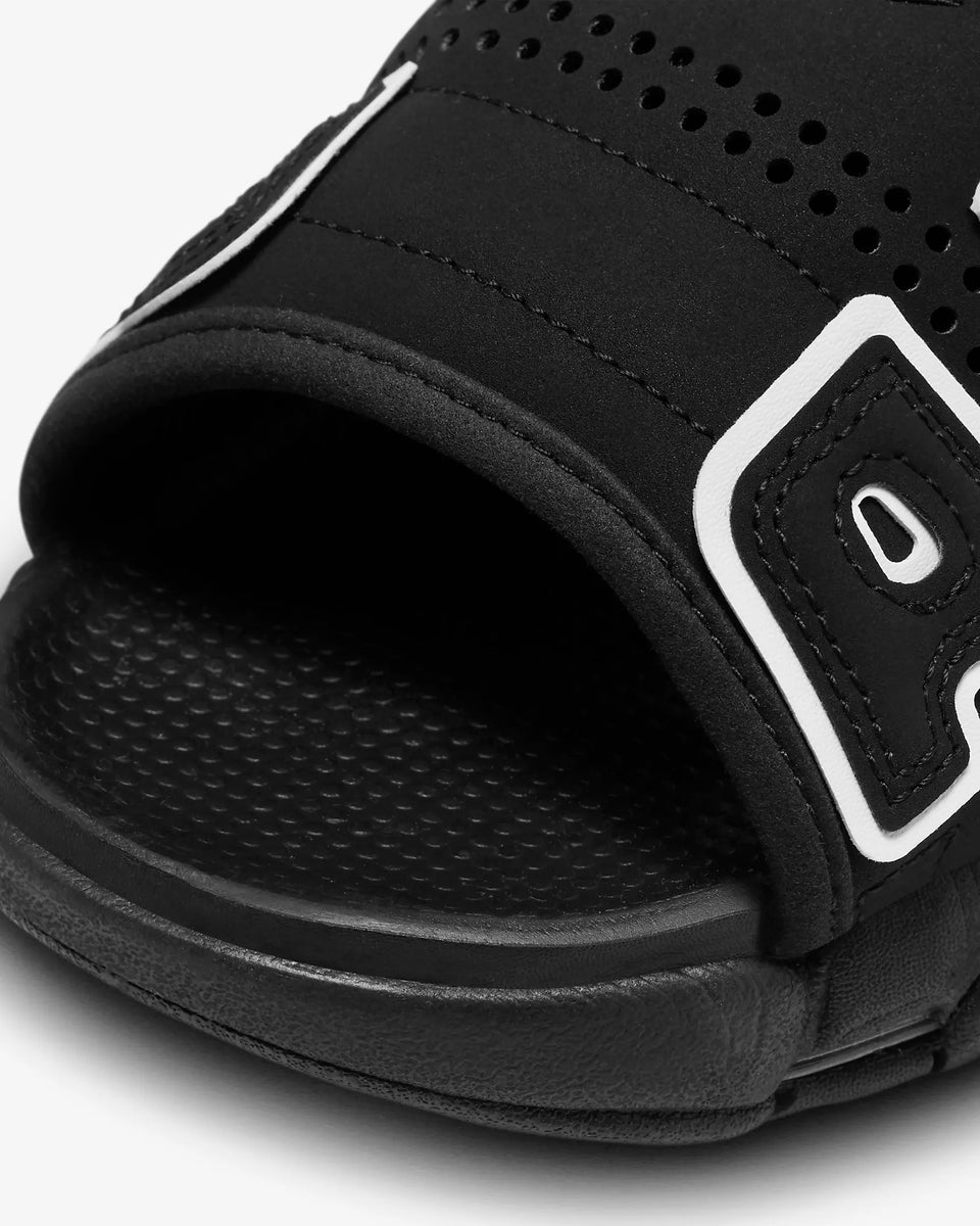 Nike Men's Air More Uptempo Slide Black/Black/Clear/White