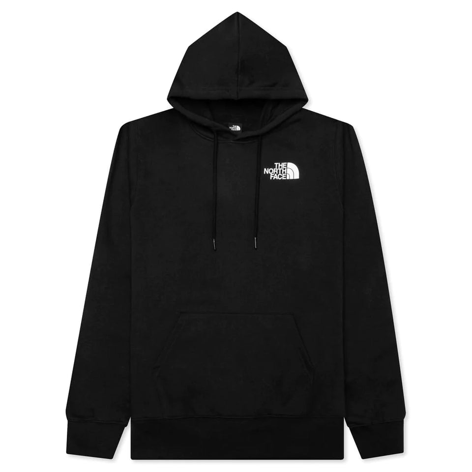 The North Face Men’s Box NSE Pullover Hoodie Black/Ombre Graphic