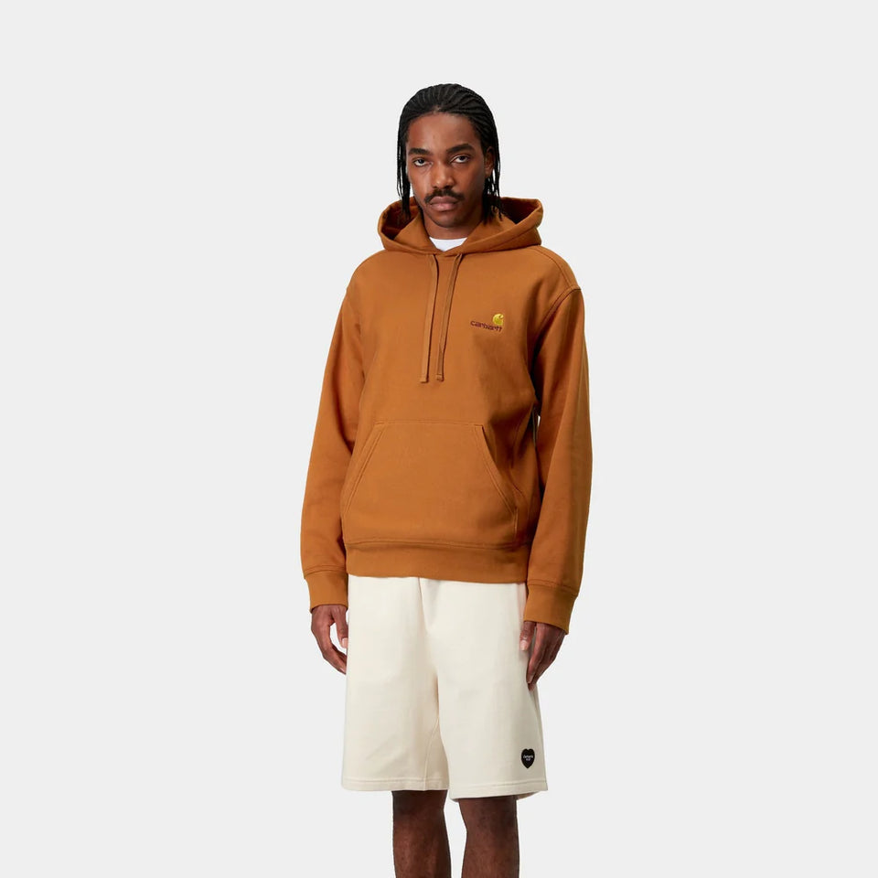 Carhartt Hooded American Script Sweat - Sienna