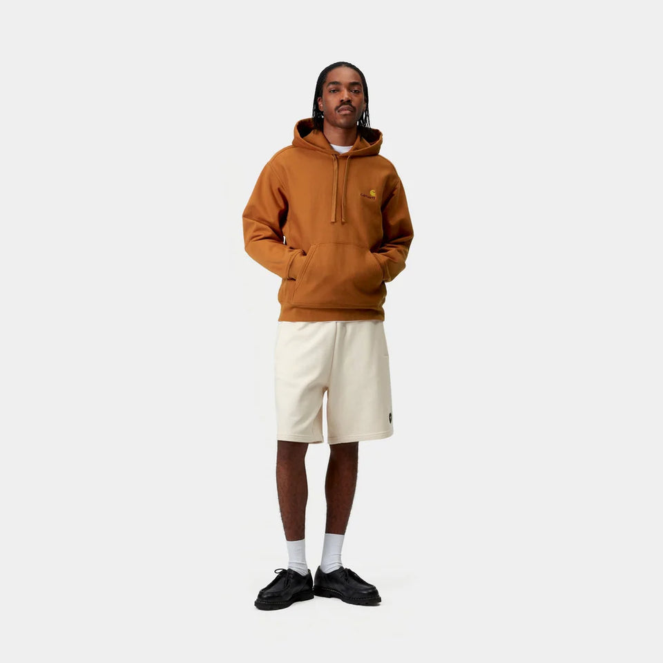 Carhartt Hooded American Script Sweat - Sienna