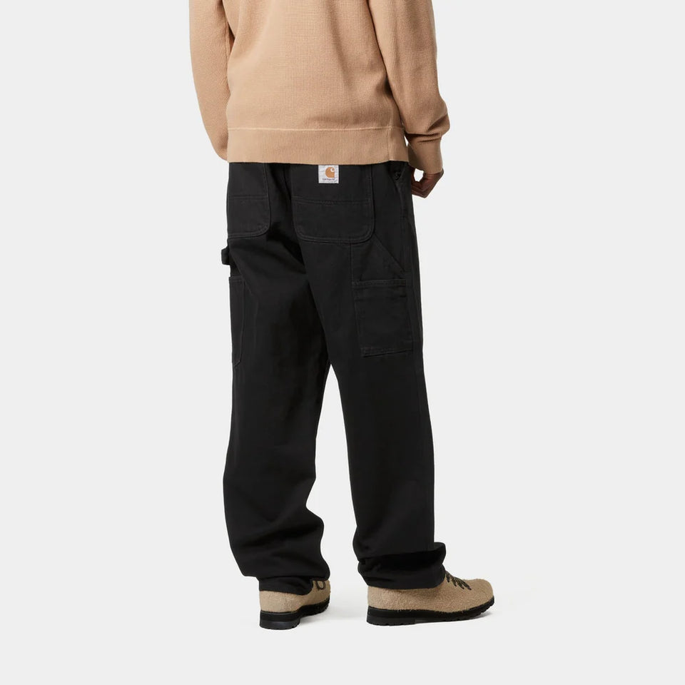 Carhartt Single Knee Pants - Black Rinsed (Smith Denim)