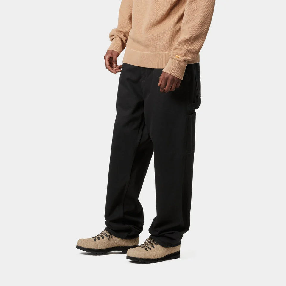 Carhartt Single Knee Pants - Black Rinsed (Smith Denim)
