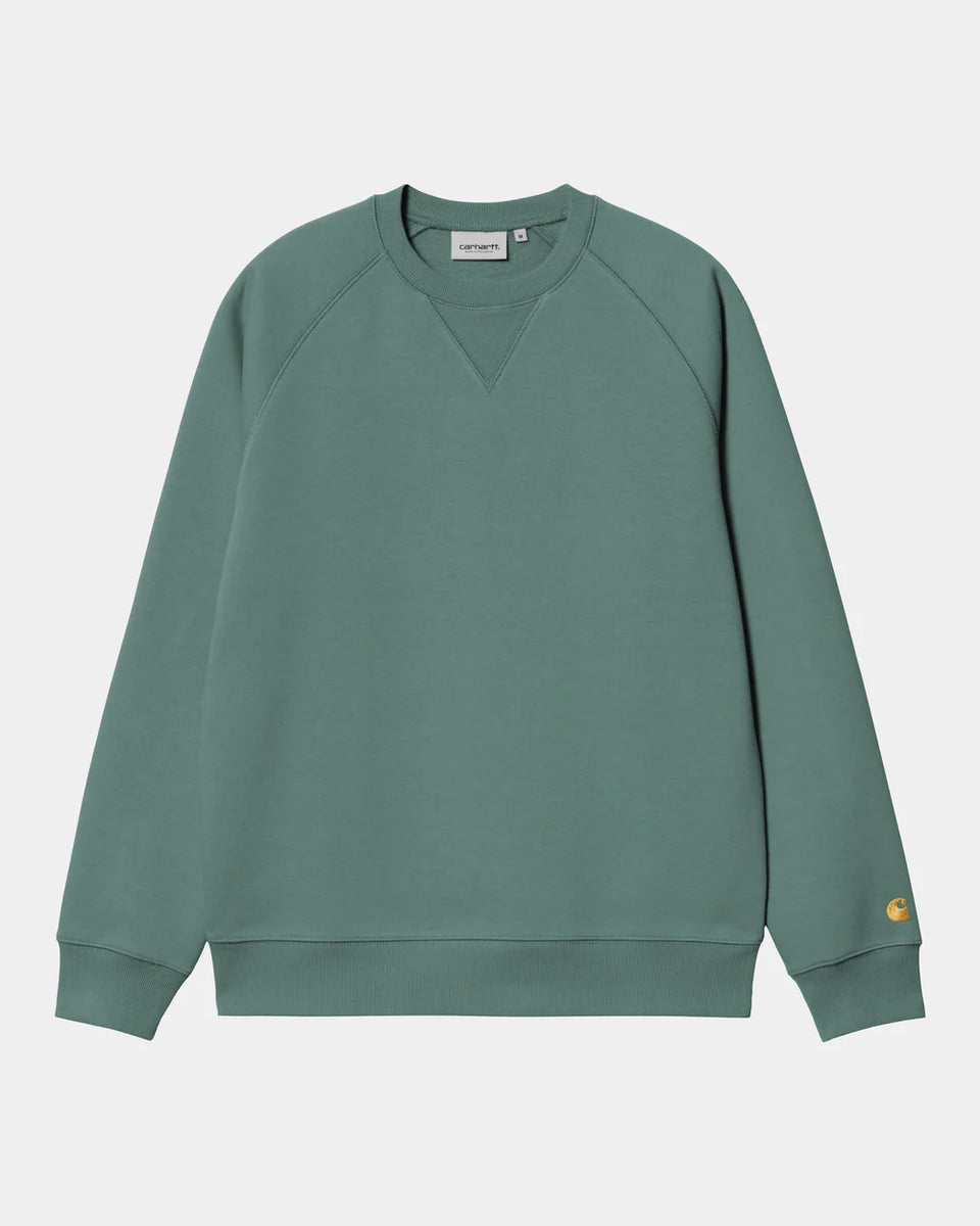 Carhartt Chase Sweatshirt - Silver Pine / Gold
