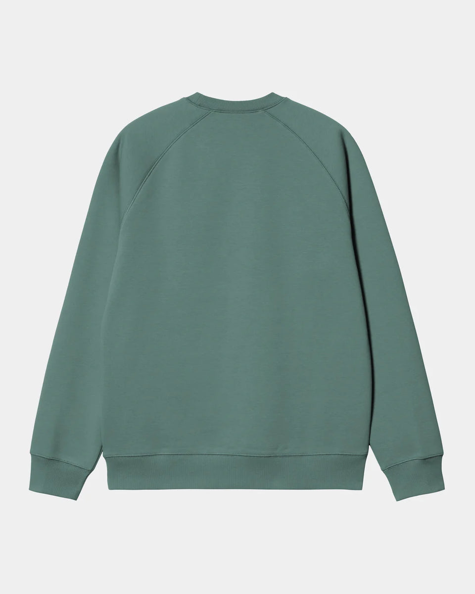 Carhartt Chase Sweatshirt - Silver Pine / Gold