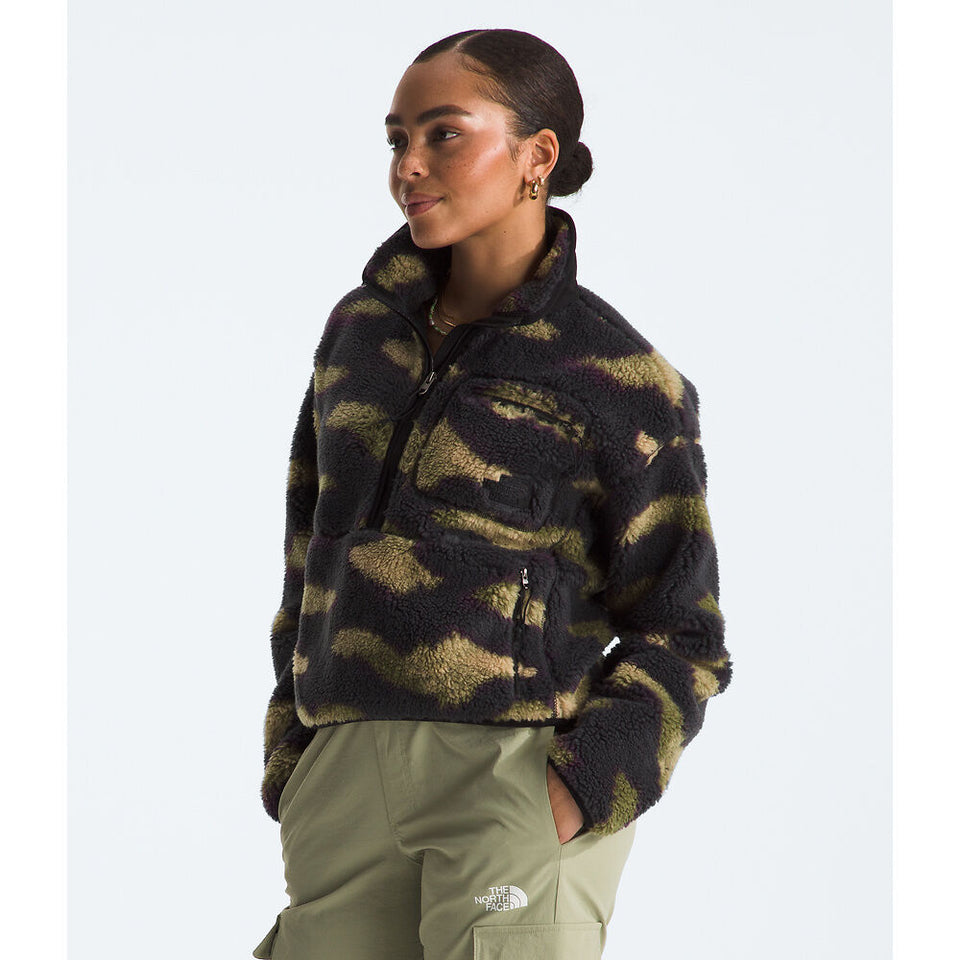 The North Face Women's Extreme Pile Pullover - Asphalt Grey Dream Peak Jacquard