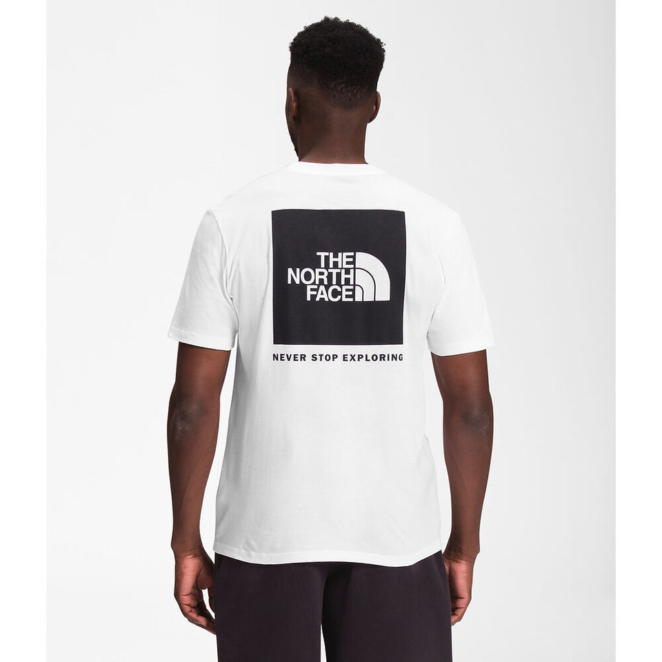 The North Face Men's Short-Sleeve Box NSE Tee TNF White/TNF Black