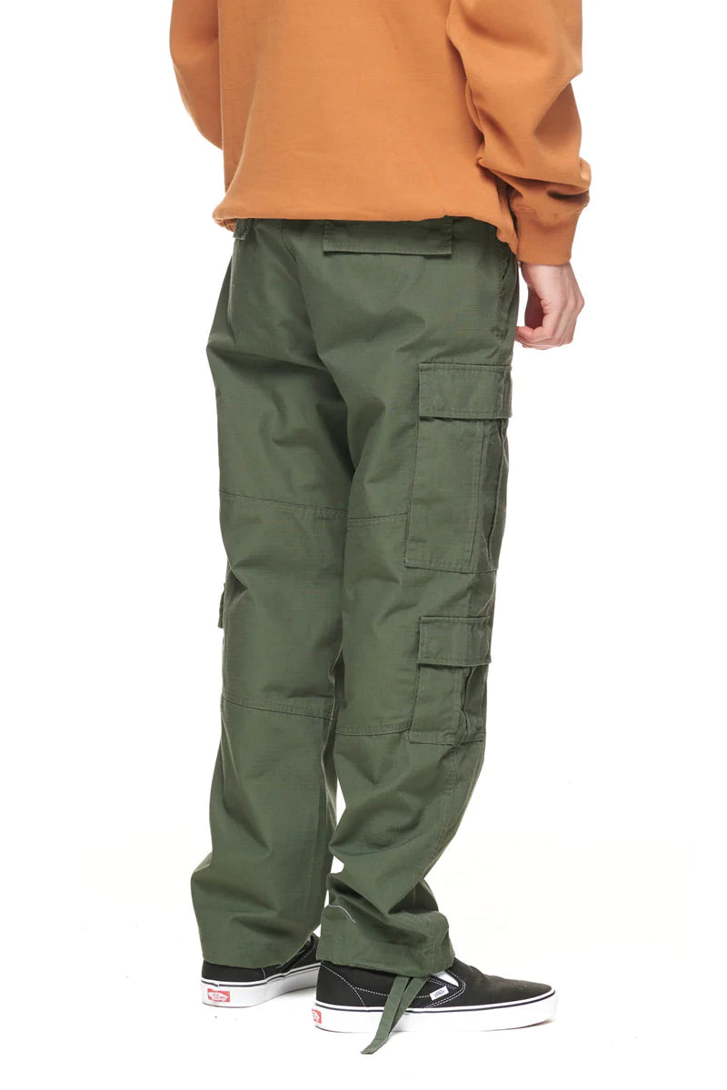 Stussy Men's Surplus Cargo Pant Flora Green Ripstop