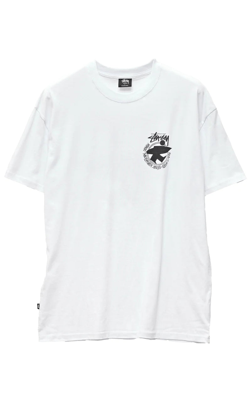 Stussy Beach Designs 50-50 SS Tee White