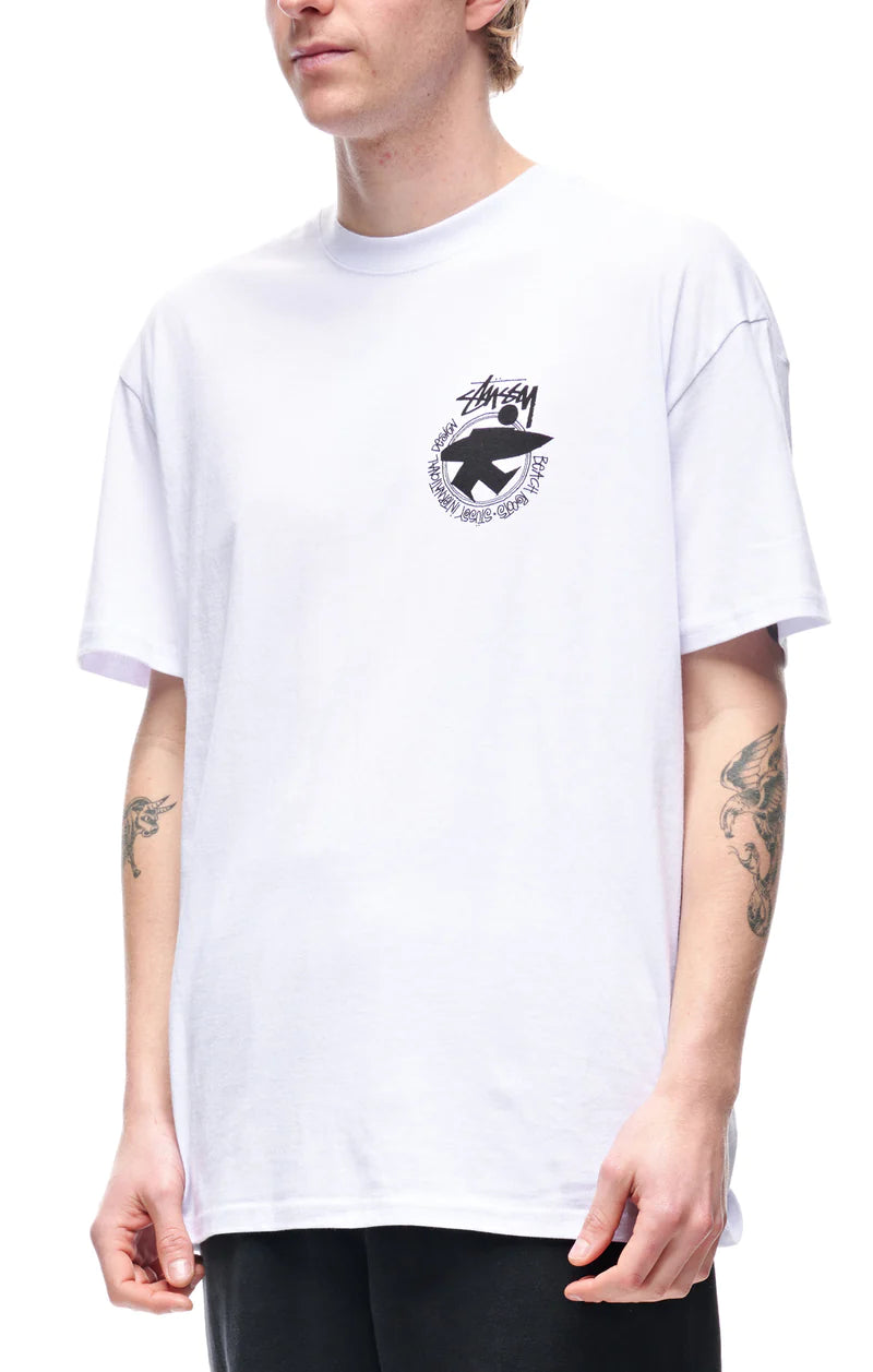 Stussy Beach Designs 50-50 SS Tee White