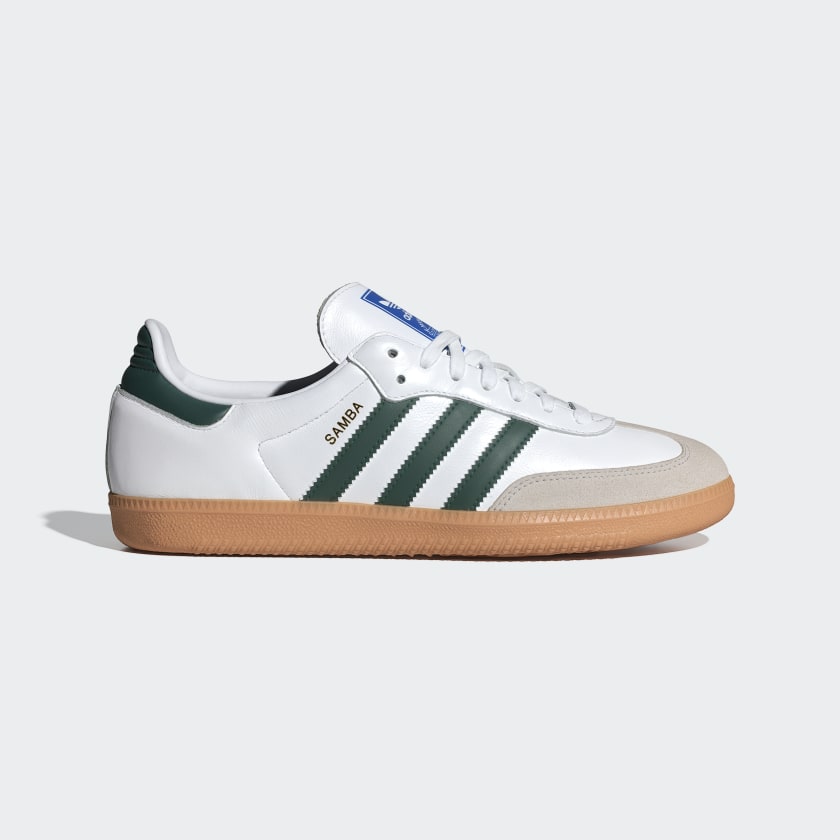 Adidas Samba OG Cloud White / Collegiate Green / Gum