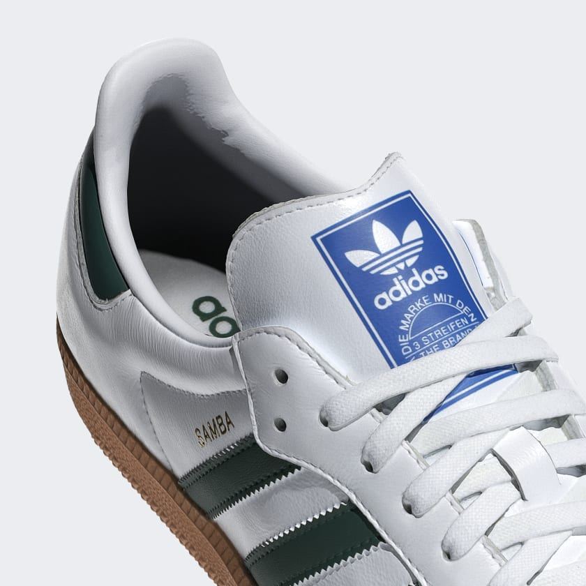 Adidas Samba OG Cloud White / Collegiate Green / Gum
