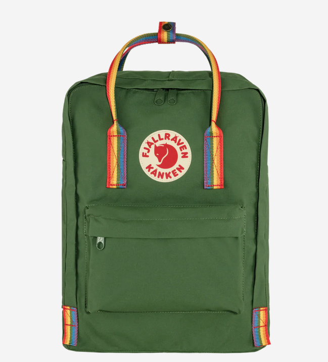 Fjallraven Kanken Rainbow - Spruce Green – Stencil