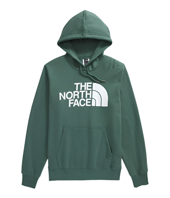 The North Face Men's Half Dome Pullover Hoodie Duck Green/TNF