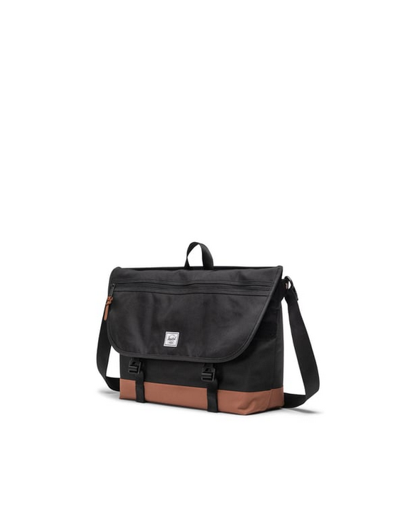 Herschel Cove Messenger - Black / Saddle Brown