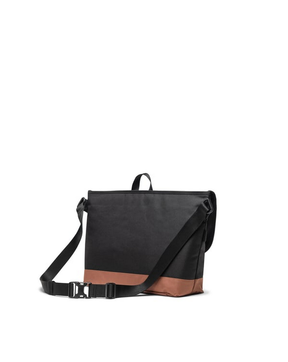 Herschel Cove Messenger - Black / Saddle Brown