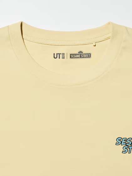 Uniqlo Sesame Street Short Sleeve UT - 41 Yellow
