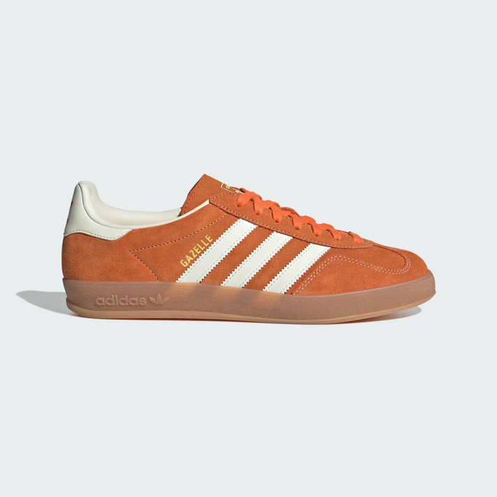 Adidas Gazelle Indoor - Orange / Off White / Gold Metallic