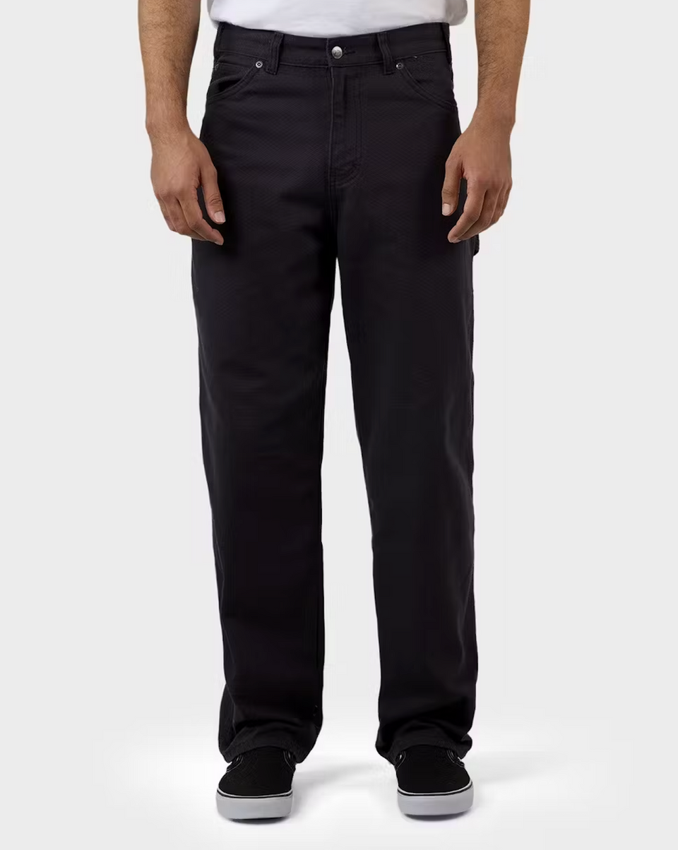 Dickies 1939 Relaxed Fit Straight Leg Carpenter Pant - Rinsed Black