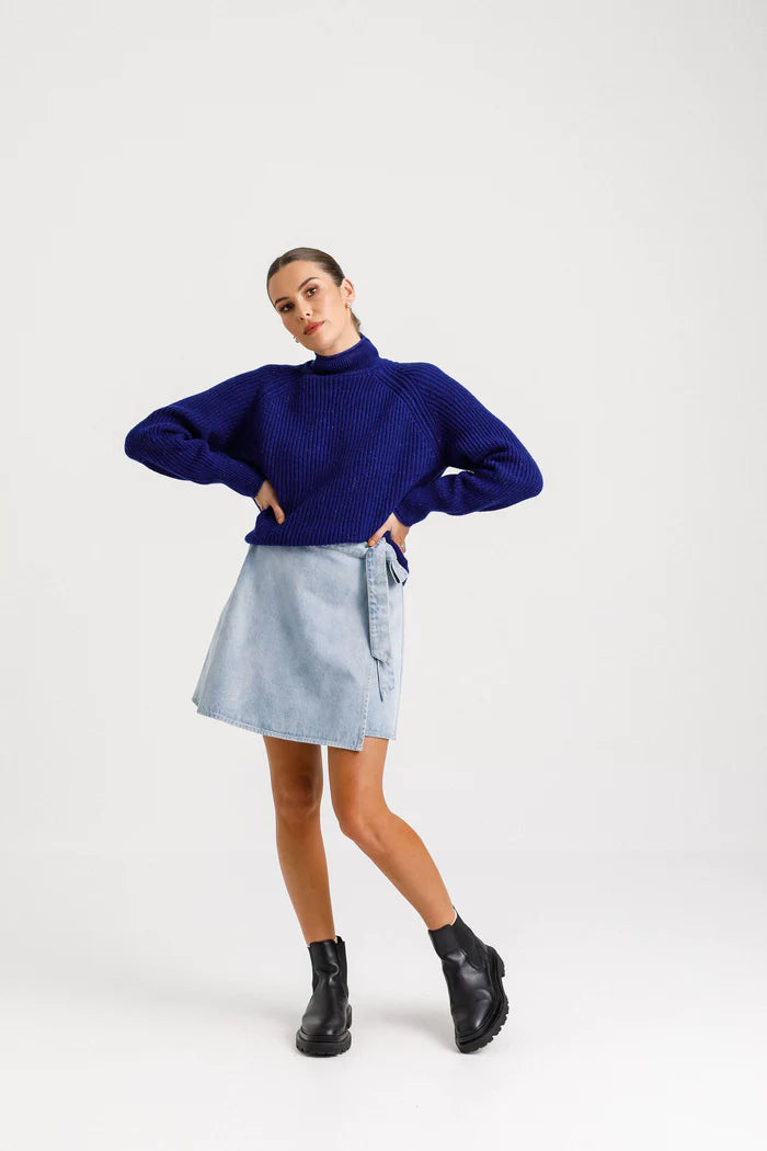 Thing Thing Flick Emily Jumper - Navy