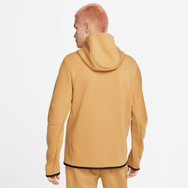 Nike Tech Fleece Full-Zip Rattan Phantom Hoodie CU4489 Hooded Men