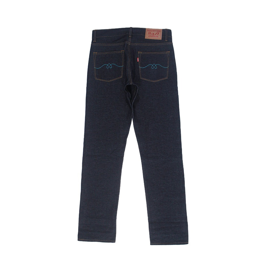 PMD & Co Acinoyx 14oz Blue / Black Denim Selvedge Accent Slim Fit