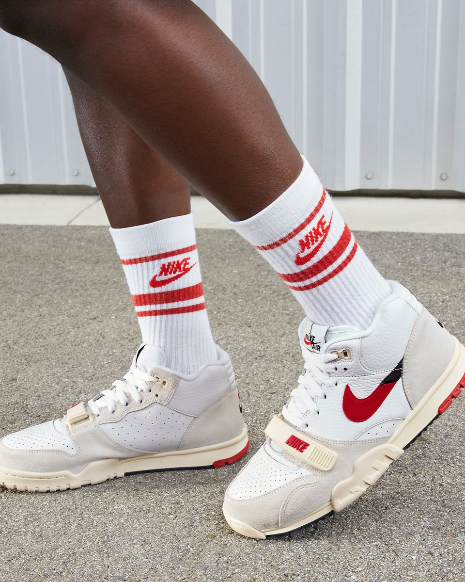 Nike Air Trainer 1 - White / Black / Coconut Milk / University Red