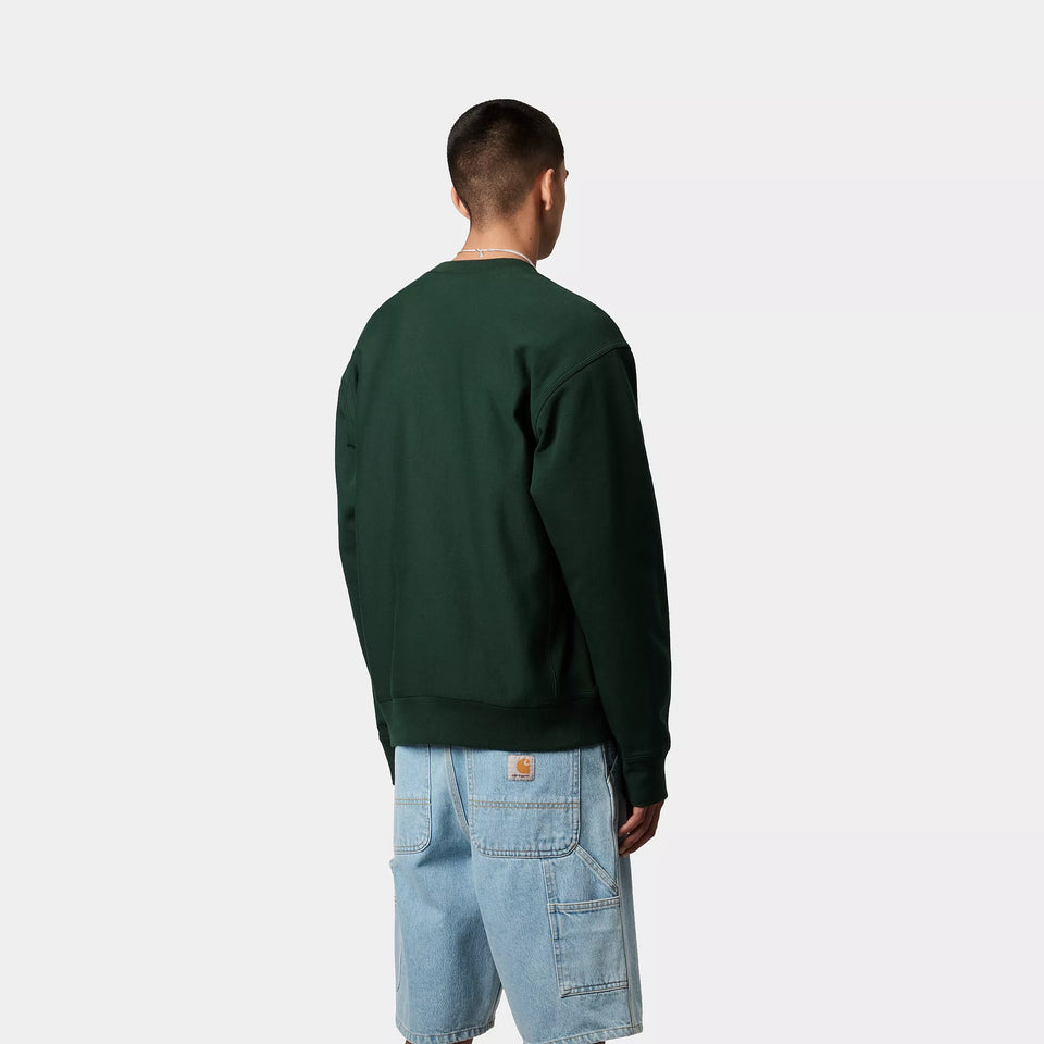 Carhartt American Script Sweatshirt - Conifer