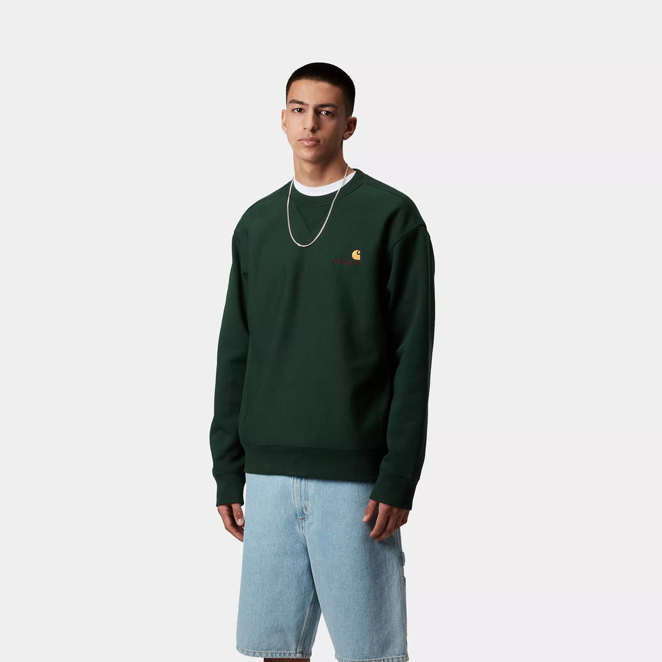 Carhartt American Script Sweatshirt - Conifer