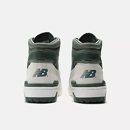 New Balance 650 Sea salt with nightwatch green and dawn glow