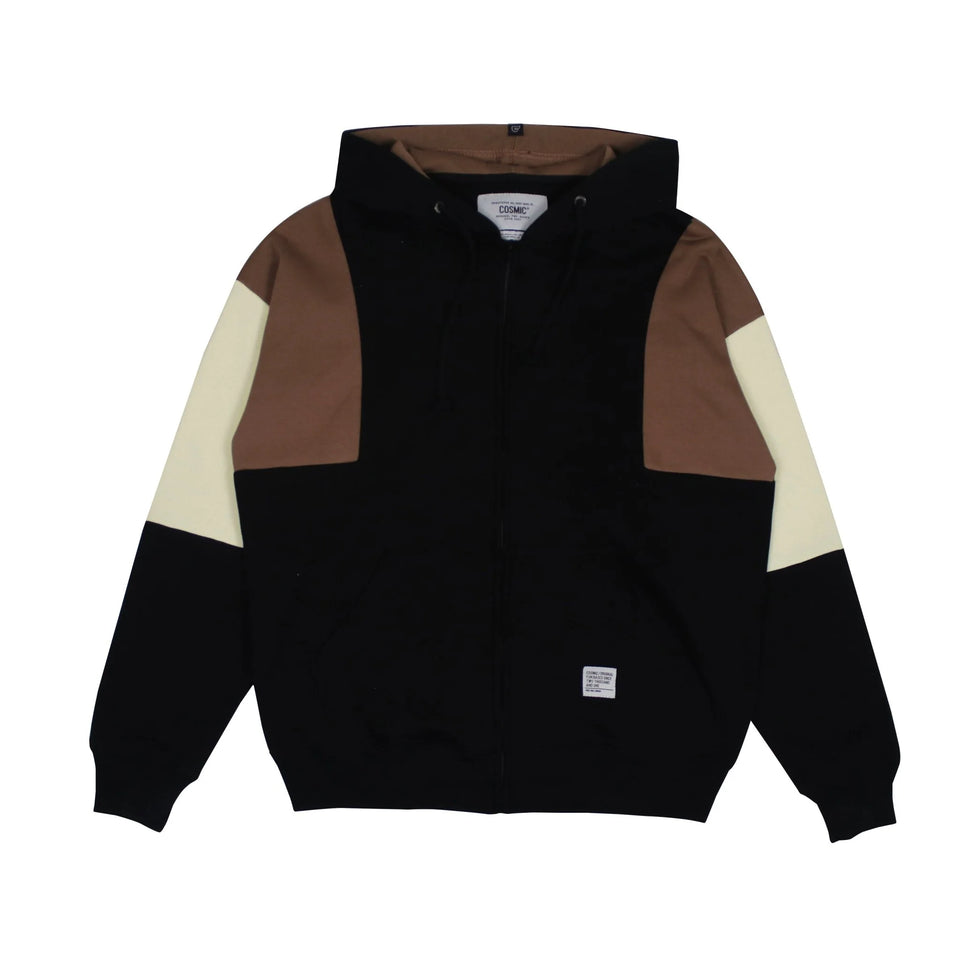 Cosmic Devlin Zip Hood - Black