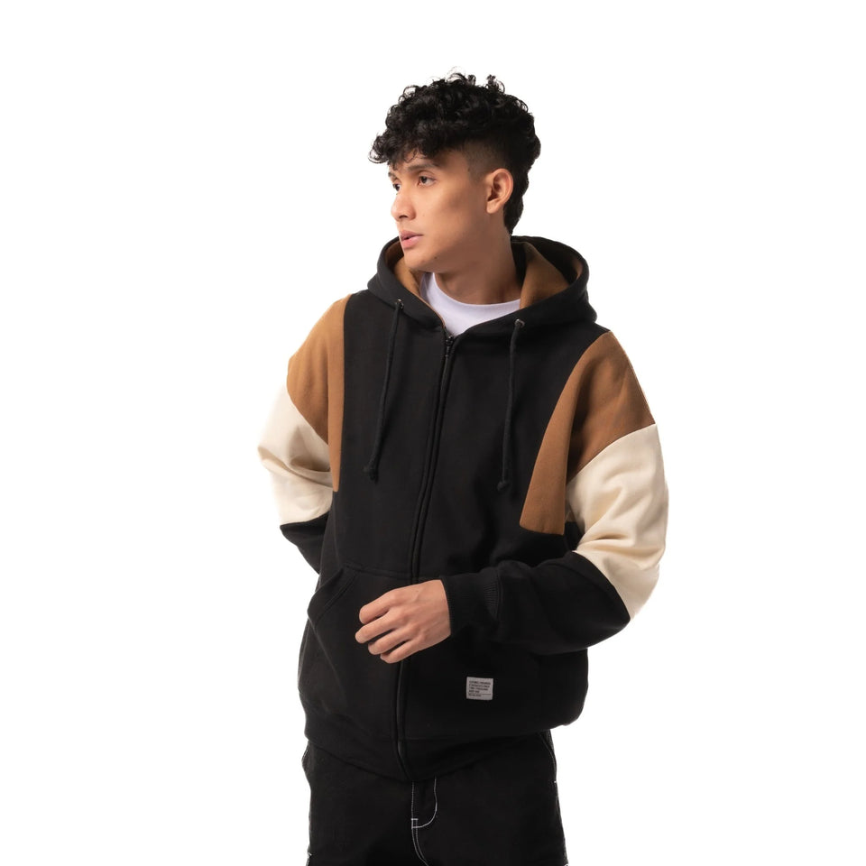 Cosmic Devlin Zip Hood - Black