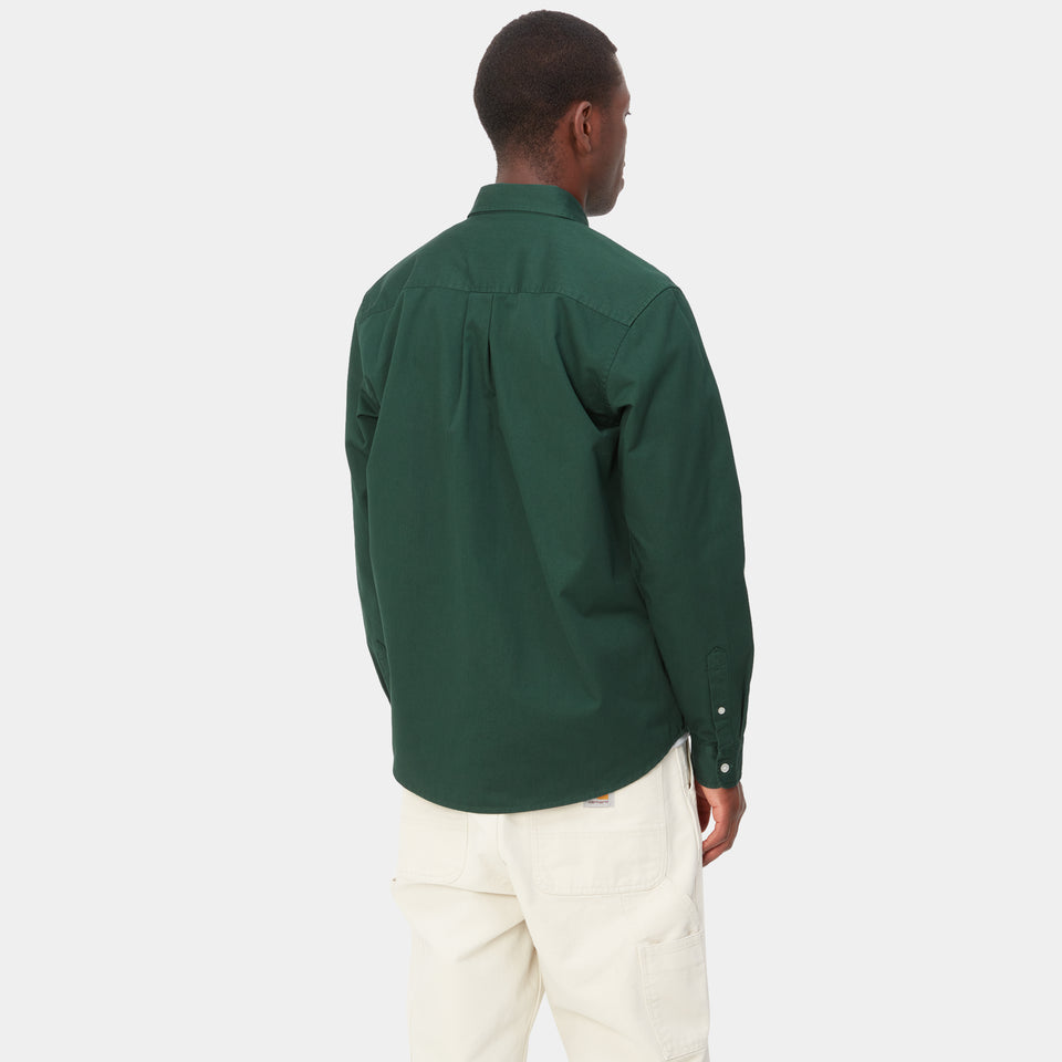 Carhartt L/S Madison Shirt - Discovery Green / Wax