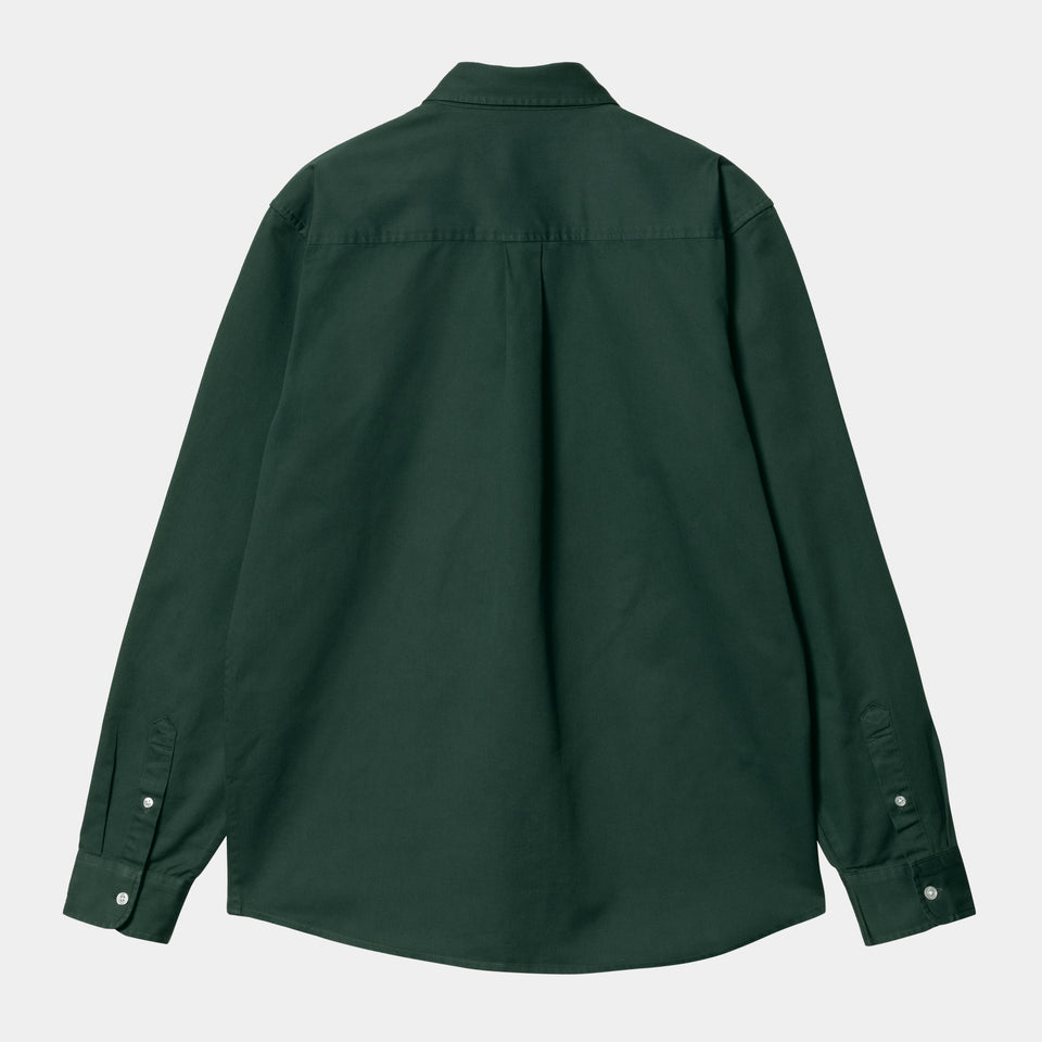 Carhartt Madison L/S Shirt - Discovery Green / Wax