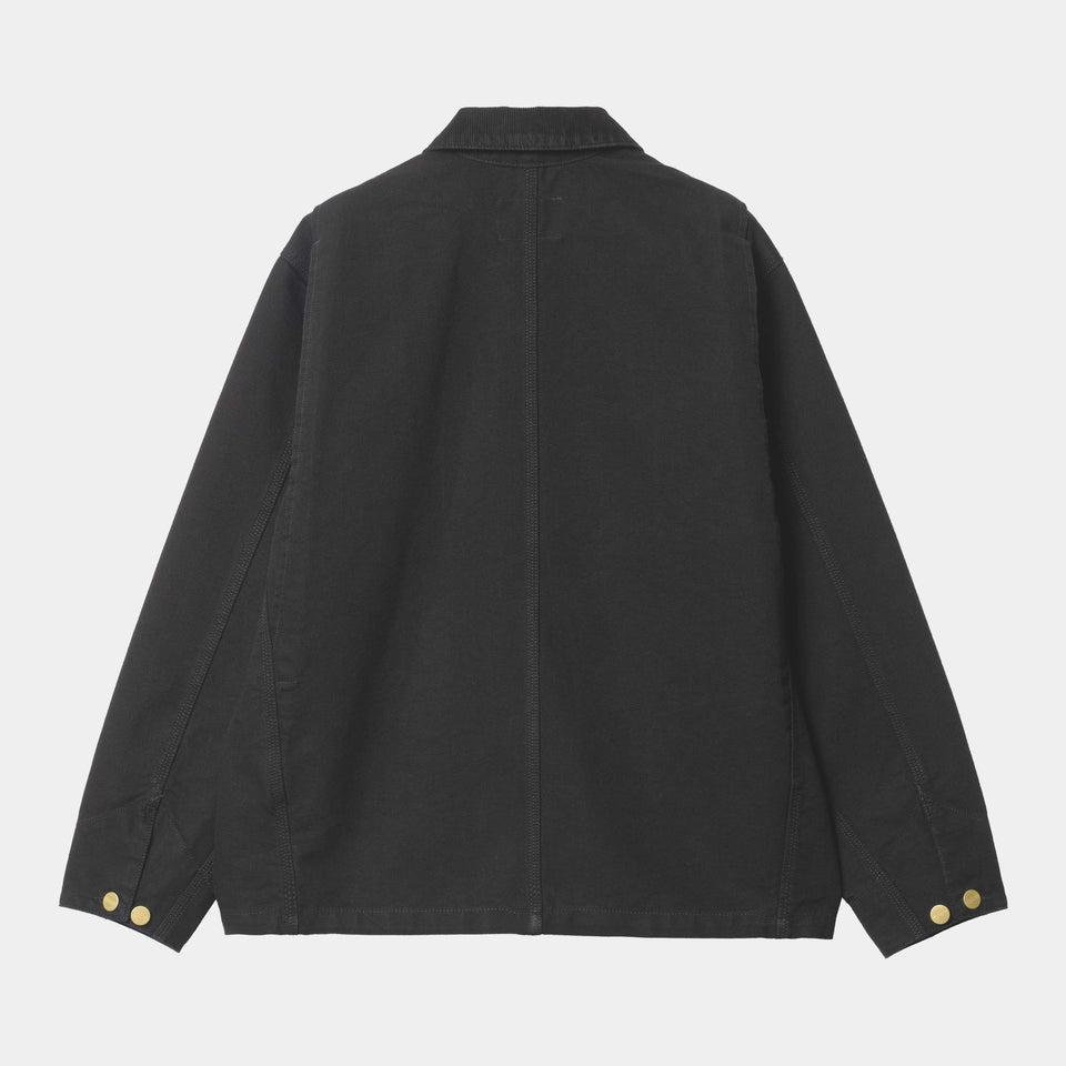 Carhartt Women's OG Michigan Coat - Black / Black Rinsed