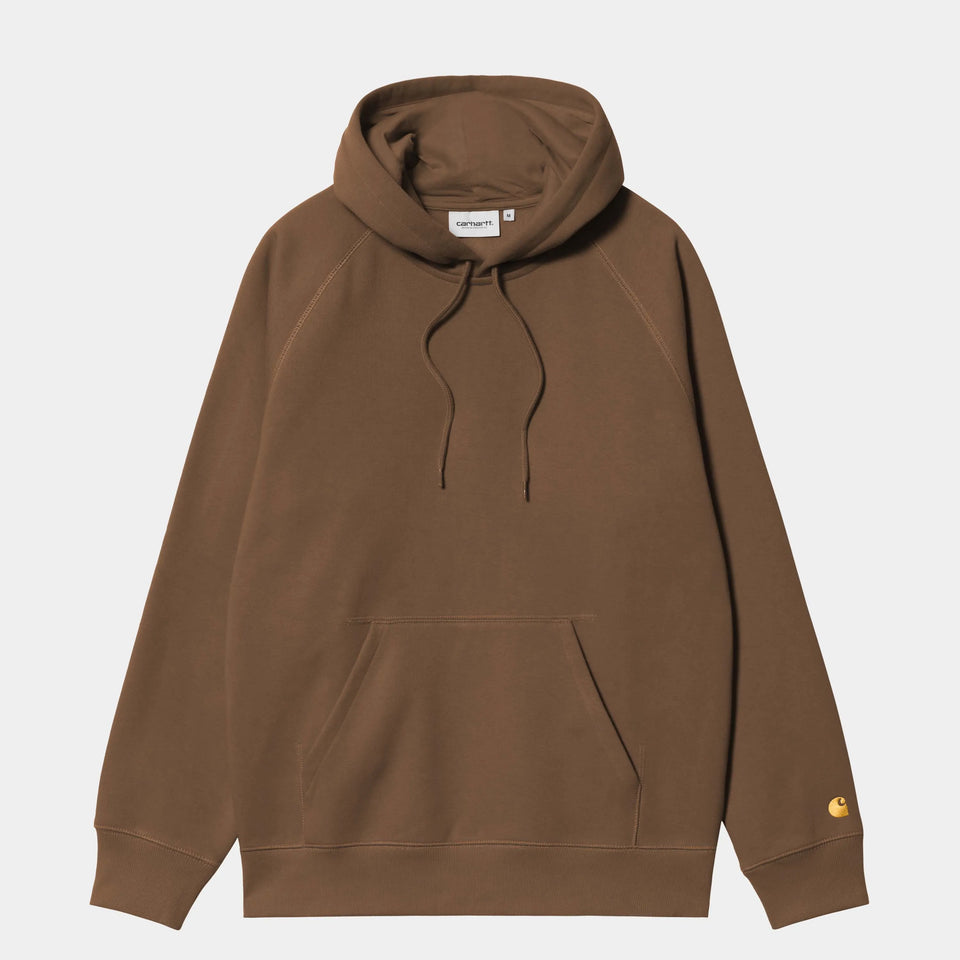 Carhartt Hooded Chase Sweatshirt - Chocolate