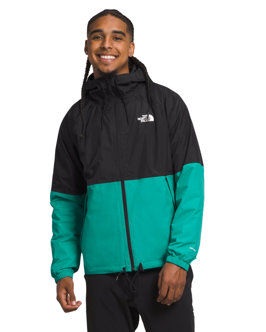 The North Face Antora Rain Hoodie Lichen Teal/TNF Black – Stencil