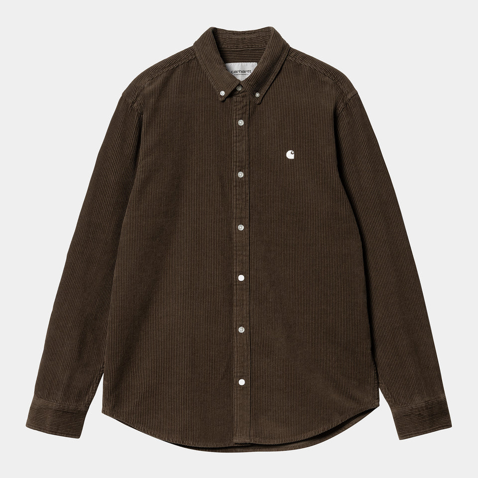 Carhartt L/S Madison Cord Shirt - Buckeye/Wax