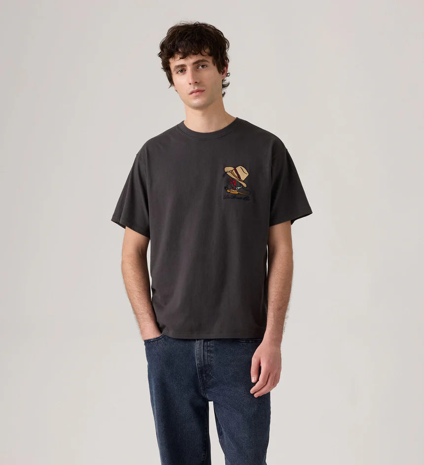 Levi's Men's Graphic Vintage Fit T-Shirt - Boots & Hat Phantom