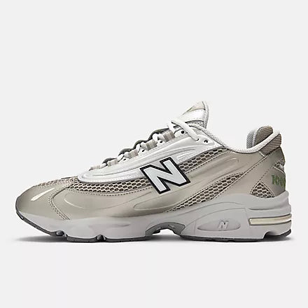 New Balance 1000 - Arid Stone with Light Silver Metallic and Dark Alpine Green