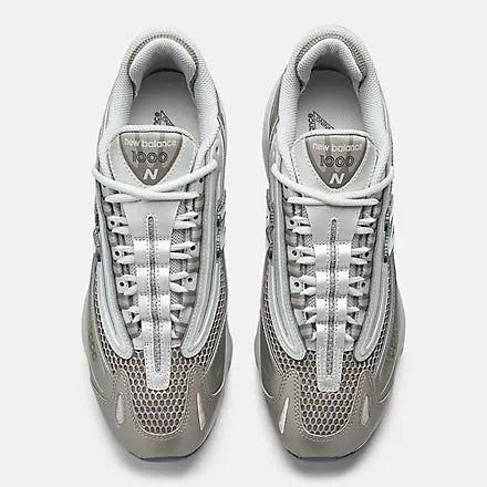 New Balance 1000 - Arid Stone with Light Silver Metallic and Dark Alpine Green