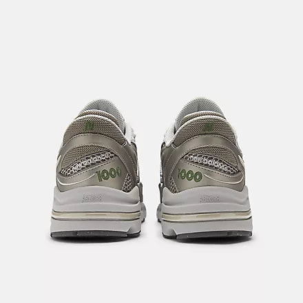New Balance 1000 - Arid Stone with Light Silver Metallic and Dark Alpine Green