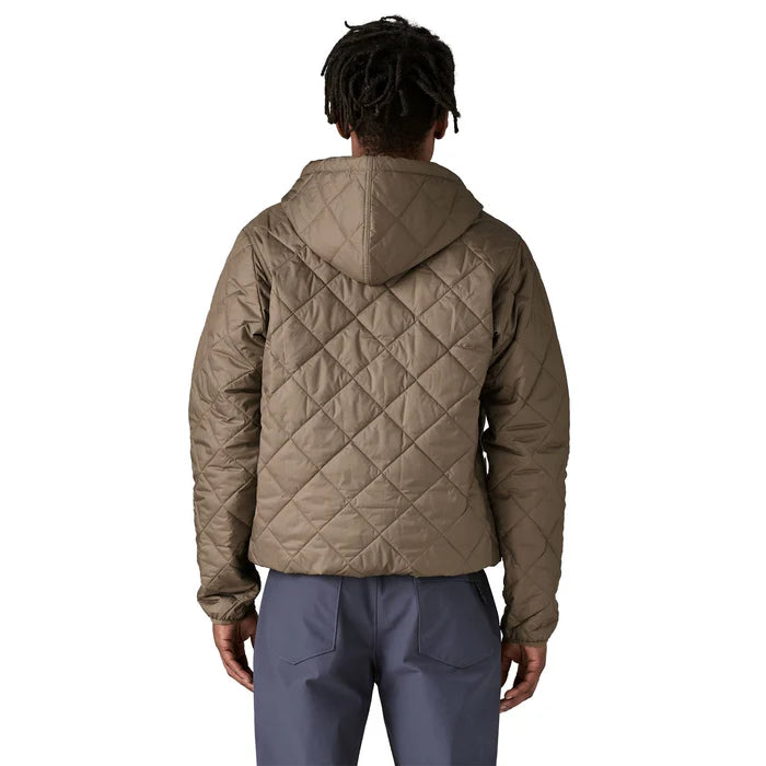 Patagonia Men's Diamond Quilted Bomber Hoody - Wing Grey